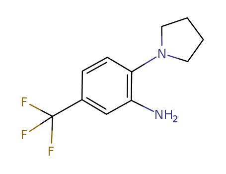 Benzenamine,2-(1-pyrrolidinyl)-5-(trifluoromethyl)- 133184-80-2
