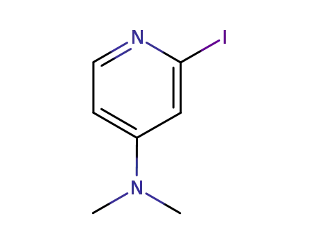 Molecular Structure of 396092-83-4 (2-Iodo-4-dimethylaminopyridine)