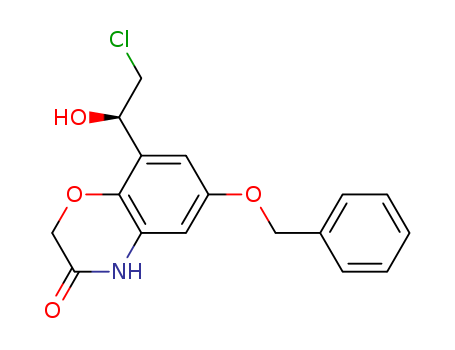 6-benzyloxy-8-((R)-2-chloro-1-hydroxy-ethyl)-4H-benzo[1,4]-oxazin-3-one