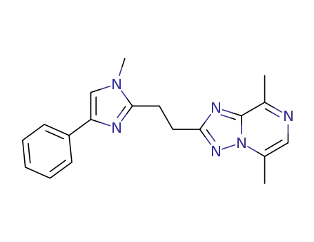 5,8-dimethyl-2-[2-(1-methyl-4-phenyl-1H-imidazol-2-yl)-ethyl]-[1,2,4]triazolo[1,5-a]pyrazine