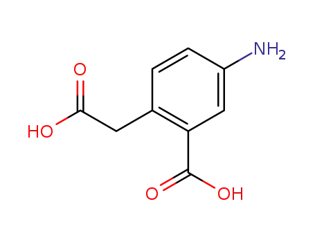 Molecular Structure of 22901-69-5 (5-amino-2-(carboxymethyl)benzoic acid)