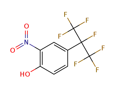 2-nitro-4-(perfluoropropan-2-yl)phenol