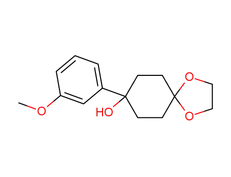 1,4-Dioxaspiro[4.5]decan-8-ol, 8-(3-methoxyphenyl)-