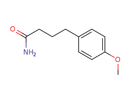 Molecular Structure of 2222-15-3 (4-(4-Methoxyphenyl)butyraMide)