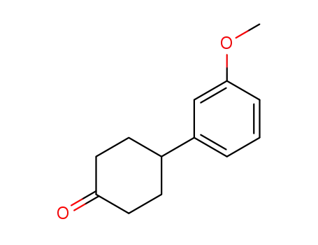 Molecular Structure of 40503-91-1 (4-(3-METHOXYPHENYL)CYCLOHEXANONE)