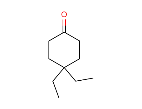 Molecular Structure of 35155-51-2 (4,4-diethylcyclohexanone)