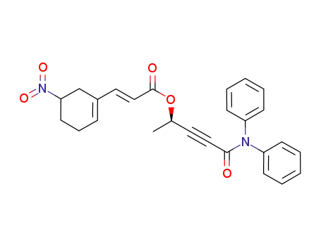 2-Propenoic acid, 3-(5-nitro-1-cyclohexen-1-yl)-, (1R)-4-(diphenylaMino)-1-Methyl-4-oxo-2-butyn-1-yl ester, (2E)-