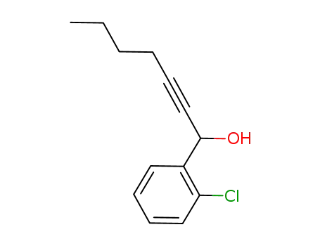 1-(2'-chlorophenyl)hept-2-yn-1-ol