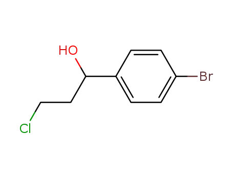 Molecular Structure of 25574-19-0 (Benzenemethanol, 4-bromo-a-(2-chloroethyl)-)