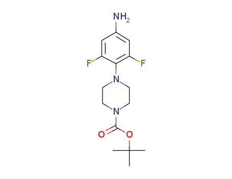 4-(4-Amino-2,6-difluorophenyl)piperazine, N1-BOC protected