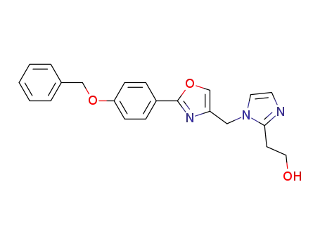 2-{1-[2-(4-benzyloxy-phenyl)-oxazol-4-ylmethyl]-1H-imidazol-2-yl}-ethanol