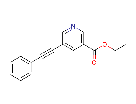 ethyl 5-(2-phenylethynyl)pyridine-3-carboxylate