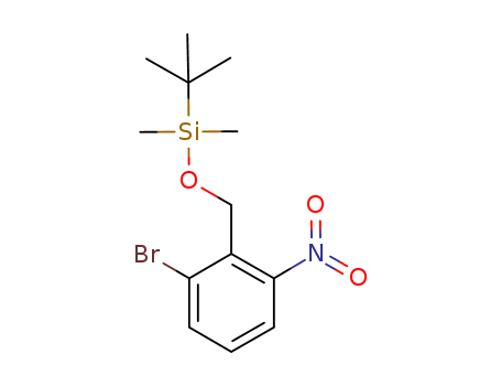 (2-broMo-6-nitrobenzyloxy)(tert-butyl)diMethylsilane
