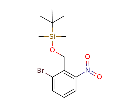 Molecular Structure of 1147531-02-9 ((2-broMo-6-nitrobenzyloxy)(tert-butyl)diMethylsilane)