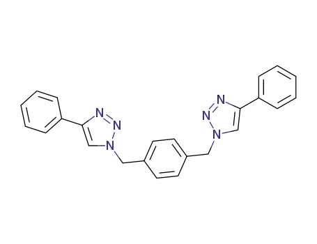 1H-1,2,3-Triazole, 1,1'-[1,4-phenylenebis(methylene)]bis[4-phenyl-