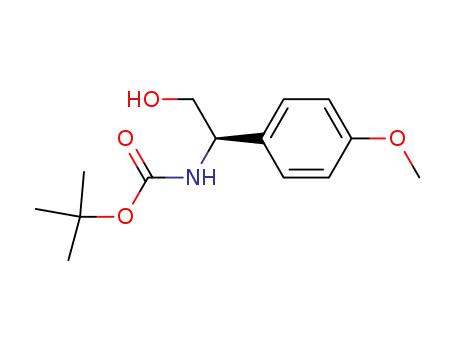 1,1-dimethylethyl (R)-N-[2-hydroxy-1-(4-methoxyphenyl)-ethyl]carbamate