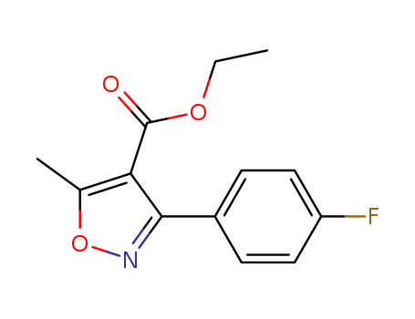 4-Isoxazolecarboxylicacid, 3-(4-fluorophenyl)-5-methyl-, ethyl ester