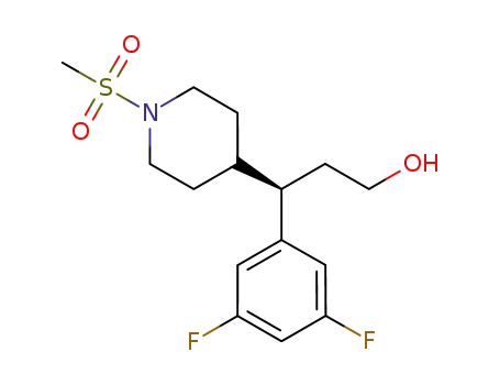 (3R)-3-(3,5-difluorophenyl)-3-[1-(methylsulfonyl)piperidin-4-yl]propan-1-ol