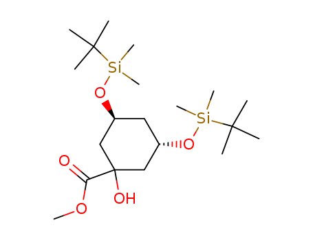 (3S,5S)-3,5-Bis[[(1,1-diMethylethyl)diMethylsilyl]oxy]-1-hydroxy-cyclohexanecarboxylic Acid Methyl Ester cas no. 139356-33-5 95%