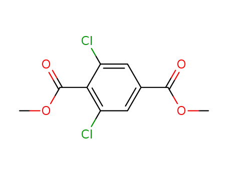 Molecular Structure of 264276-14-4 (dimethyl 2,6-dichlorobenzene-1,4-dioate)