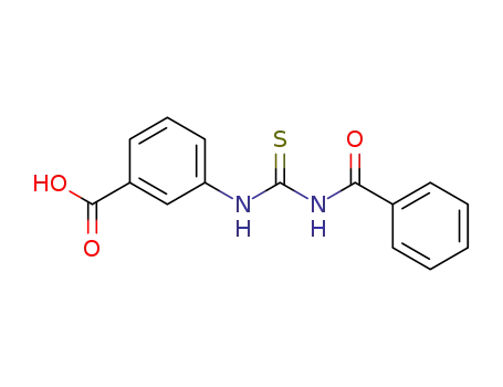 3-(3-benzoylthioureido)benzoic acid
