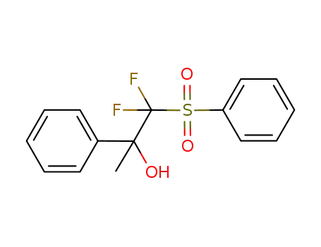 1,1-difluoro-2-phenyl-1-(phenylsulfonyl)propan-2-ol