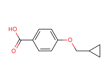 Molecular Structure of 355391-05-8 (4-(cyclopropylmethoxy)benzoic acid)