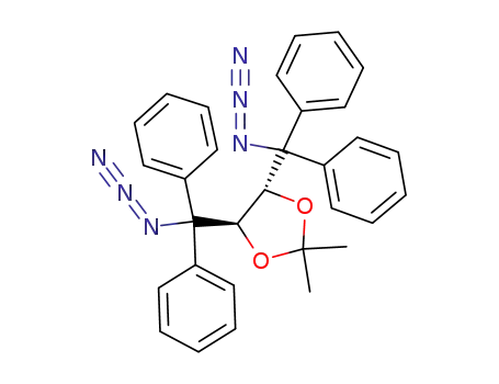 (4S,5S)-4,5-bis(azido-diphenyl-methyl)-2,2-dimethyl-1,3-dioxolane