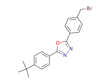 2-[4-(bromomethyl)phenyl]-5-(4-tert-butylphenyl)-1,3,4-oxadiazole