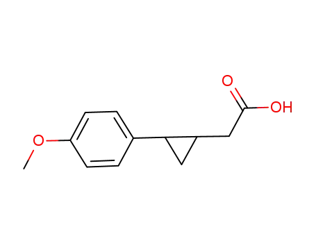 1-(p-methoxyphenyl)cyclopropane-2-acetic acid