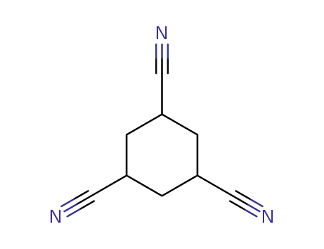 Molecular Structure of 183582-92-5 (1,3,5-Cyclohexanetricarbonitrile (cis- and trans- mixture))