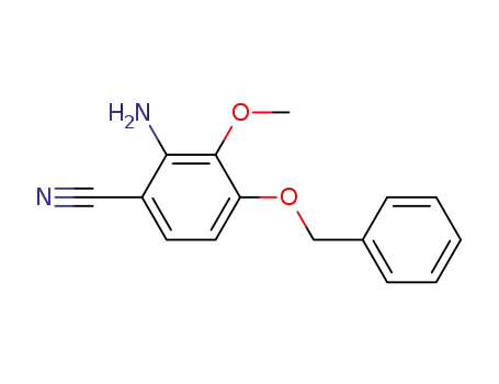 2-amino-4-(benzyloxy)-3-methoxybenzonitrile