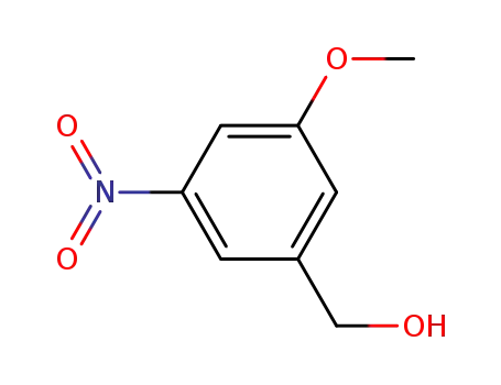 Molecular Structure of 354525-36-3 (Benzenemethanol, 3-methoxy-5-nitro- (9CI))
