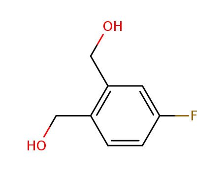 Molecular Structure of 62558-08-1 ([5-fluoro-2-(hydroxymethyl)phenyl]methanol)