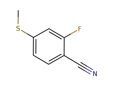 Benzonitrile, 2-fluoro-4-(methylthio)-
