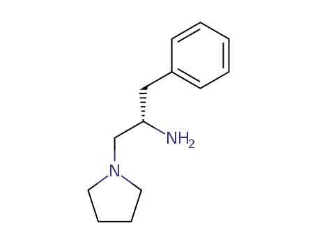 Molecular Structure of 200267-75-0 ((S)-2-PHENYL-1-PYRROLIDIN-1-YLMETHYL-ETHYLAMINE)