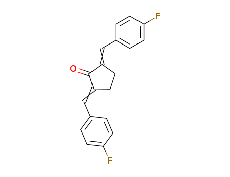 Cyclopentanone,2,5-bis[(4-fluorophenyl)methylene]- cas  398-84-5