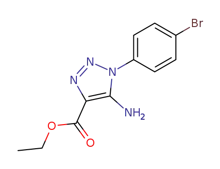 5-Amino-1-(4-bromophenyl)-1H-1,2,3-triazole-4-carboxylic acid ethyl ester