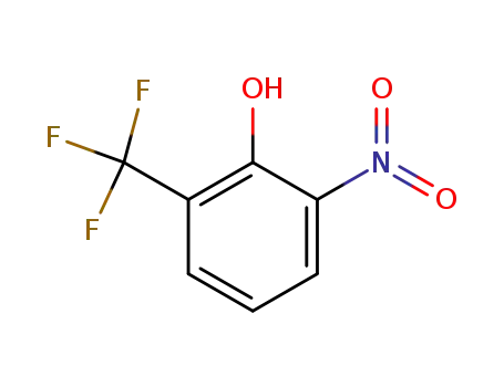 Molecular Structure of 1548-62-5 (2-nitro-6-(trifluoromethyl)phenol)