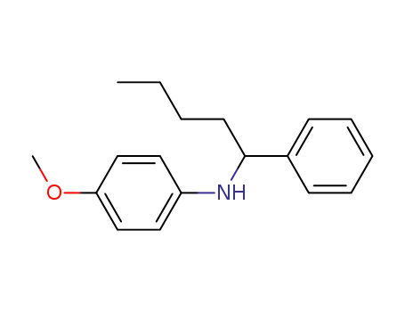 Molecular Structure of 132554-75-7 (N-(4-methoxyphenyl)-α-butylbenzenemethaneamine)