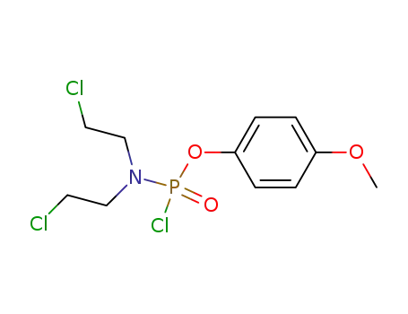 Molecular Structure of 42345-97-1 (C<sub>11</sub>H<sub>15</sub>Cl<sub>3</sub>NO<sub>3</sub>P)