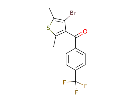 (4-bromo-2,5-dimethyl-3-thienyl)[4-(trifluoromethyl)phenyl]methanone