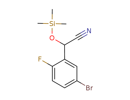 2-(5-bromo-2-fluorophenyl)-2-((trimethylsilyl)oxy)acetonitrile(668969-66-2)