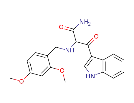2-(2,4-dimethoxybenzylamino)-3-(3-indolyl)-3-oxo-propionamide