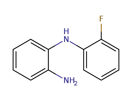 Molecular Structure of 28898-03-5 (N-(2-FLUOROPHENYL)-1,2-DIAMINOBENZENE)