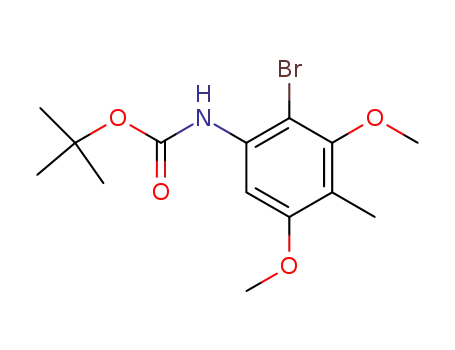 (2-bromo-3,5-dimethoxy-4-methyl-phenyl)-carbamic acid tert-butyl ester