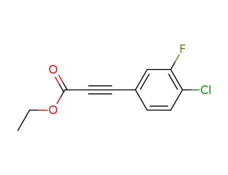 3-(4-chloro-3-fluoro-phenyl)-propynoic acid ethyl ester