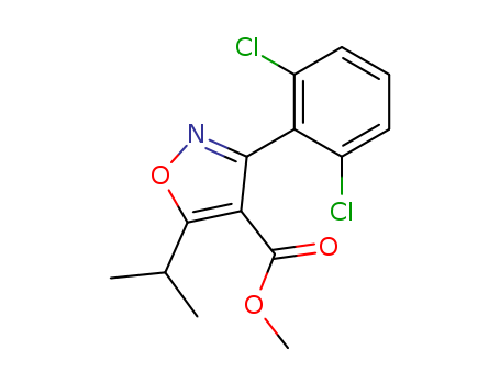 Methyl 3-(2,6-dichlorophenyl)-5-isopropylisoxazole-4-carboxylate