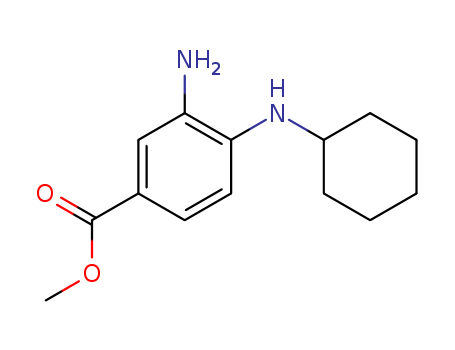methyl 3-amino-4-(cyclohexylamino)benzoate
