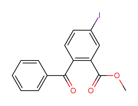 2-benzoyl-5-iodobenzoic acid methyl ester